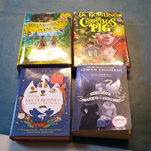 Group 4 Children's Books JK Rowling  Soman Chainani Matilda Woods K Coville - Picture 1 of 6